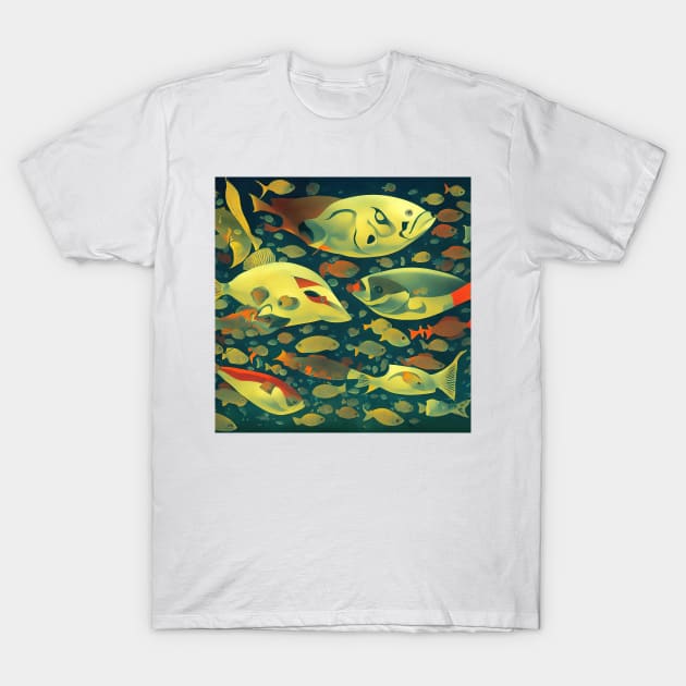 Pisces #2 T-Shirt by danrobichaud